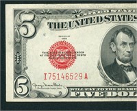 $5 1928 United States Note ** PAPER CURRENCY