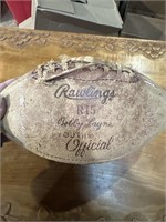 Vintage Rawling Cowhide Football Youth