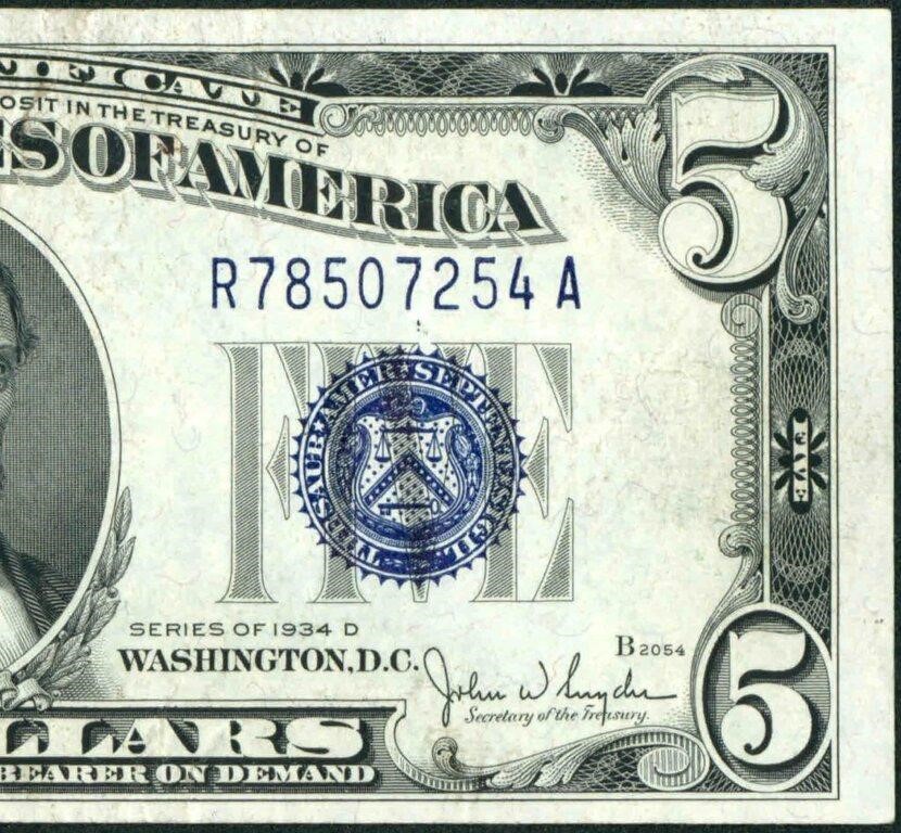 Currency Collector Paper Currency 7/4/24