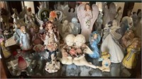 Shelf Lot of Assorted Decorative Angels