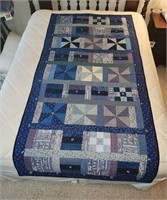 Handmade quilt appr 40" x 79"