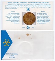 1971 British Columbia Centennial Medal