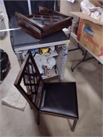 Two Vintage Folding Chairs in OG Box