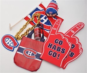 Lot d'objets des Canadiens de Montréal
