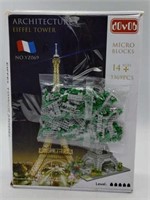 (S) Architecture Eiffel tower with police station