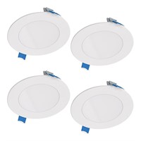 HALO  4 in. Integrated LED  Light Kit (4-Pack)