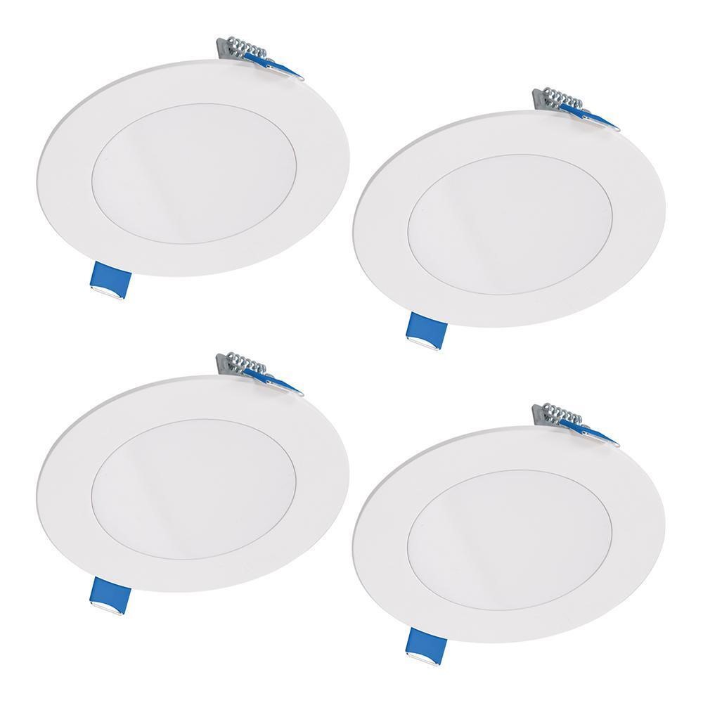 HALO  4 in. Integrated LED  Light Kit (4-Pack)