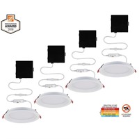 Commercial Electric Slim Baffle 6 in.  4-Pack