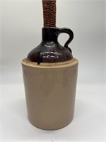 Antique Stoneware 9.5in Whiskey Jug