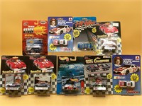 Vintage 1:64 Stock Car Diecasts W/ Trading Cards
