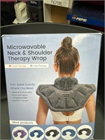 Neck and shoulder therapy wrap