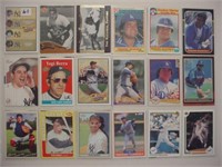 90 diff. HOF & Stars Baseball cards: 9 ea Berra -