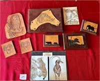 Animal Leather Prints and Original Drawings Decor