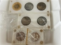 3 Coin Show Sets w/ Silver Coins