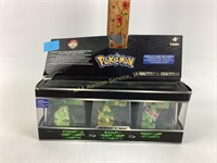 Pokémon 3 pack Chikorita bayleef Meganium figures