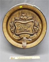 Advertising Miller High Life Barrel Top Sign