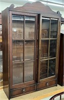 Mahogany Hanging Two Door Cupboard