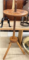 Antique Walnut Candle Stand