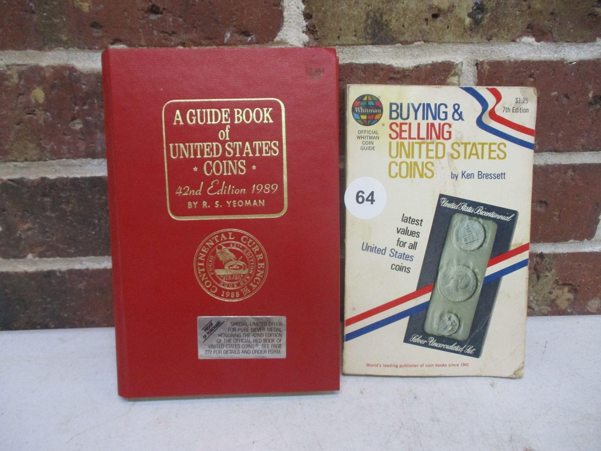 2 US Coin Collectors Books