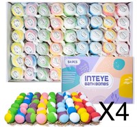 1 Lot (4) 54 PCS Bulk Bath Bombs