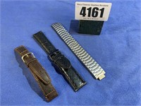 Watch Bands, 1 Expanding & 2 Leather