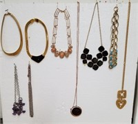 Group of women's necklaces