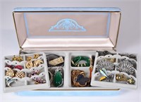 Group of Assorted Jewelry with Box