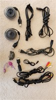 Lot of Misc Video Game Console Cords