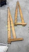 Set of two coyote hide stretchers