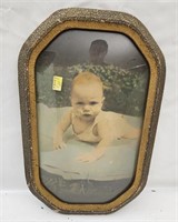 Bubble Glass W/ Baby Picture