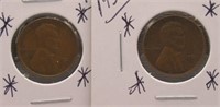 1931-S and 1931-D Lincoln Wheat Cents. Rare.