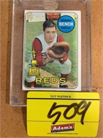 1969 JOHNNY BENCH #95 TOPPS ROOKIE CARD