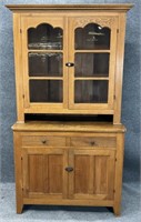 Antique Step Back Cabinet