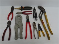 Pliers & Tubing Cutter Tray Lot