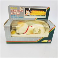 Vintage Wind-Up Tumbling Kitten Toy