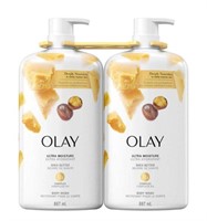 2-Pk Olay Ultra Moisture Body Wash With Shea