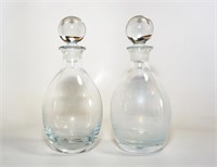 Vintage Hand Blown Decanters