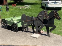 Horse & Buggy Yard Art