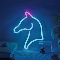 Horse Gifts for Girls,Anywin Horse Neon Sign for W