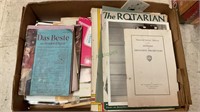 Box lot, vintage ephemera, readers digest, 1940s,