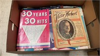 Music play bills, box lot of approximately 200,