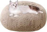 Cat Beds for Indoor Cats  24 Anti-Anxiety Donut
