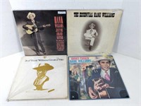 GUC Collection of Hank Williams Vinyl Records (x4)