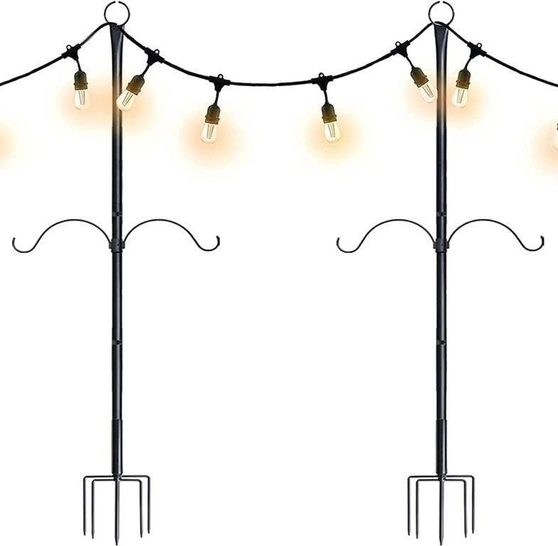 E9937  SURNIE String Light Poles, 8.6FT Tall, 2Pac