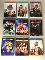 DVDs. Big Bang Theory set. 1-9