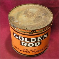 Golden Rod Chewing Tobacco Can (Vintage)