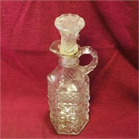 Antique Glass Vinegar Cruet (7 1/4" Tall)