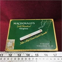 Macdonald's Gold Standard Cigarette Tin (Vintage)