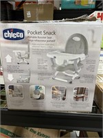 Chicco Pocketsnack Booster Seat, Grey