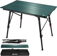 Villey Portable Camping Table With Adjustable Legs